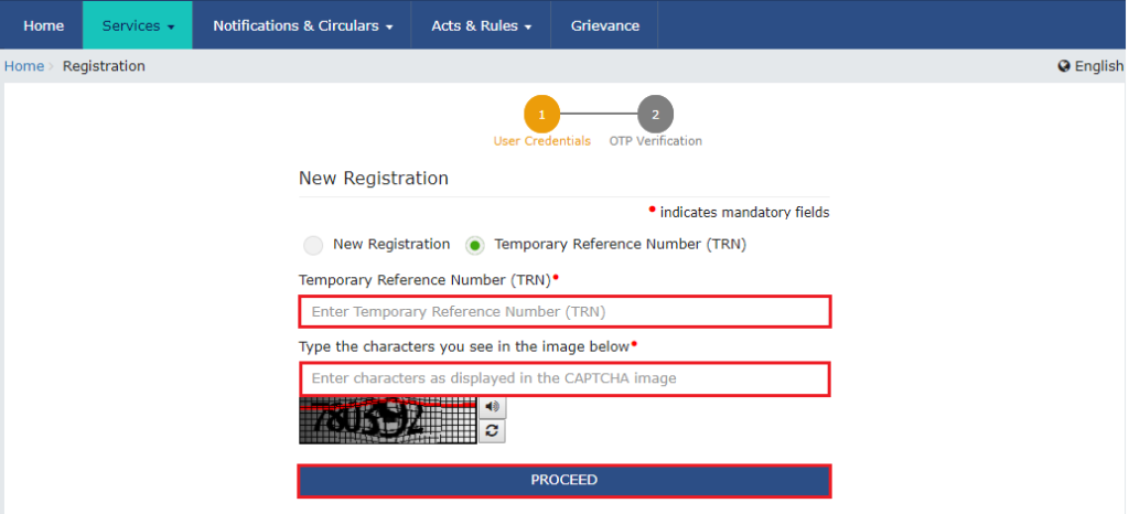 How To Apply For GST step 5