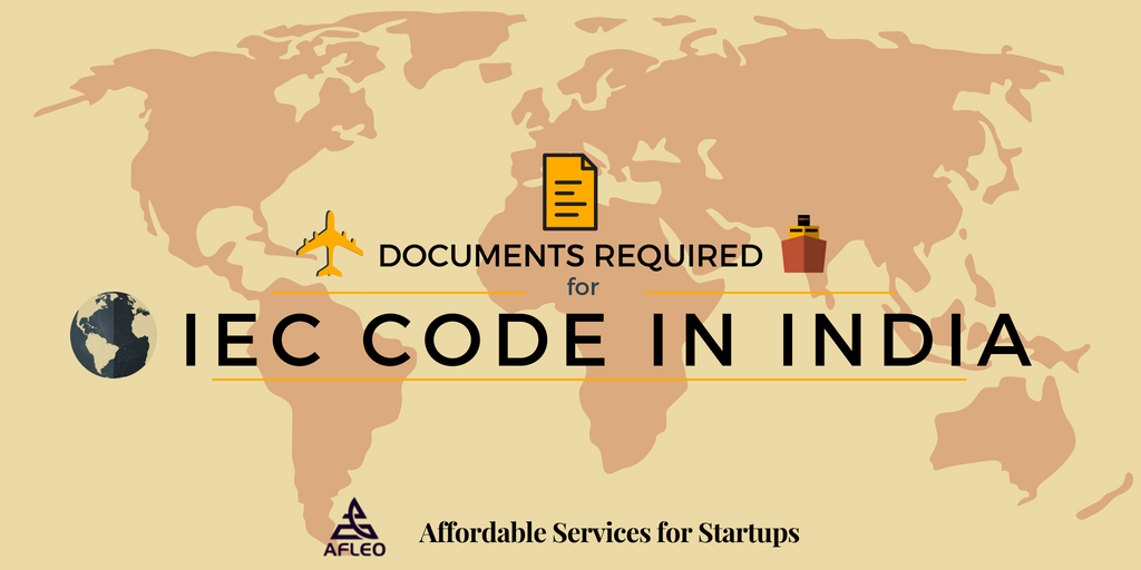 Documents required for IEC Code