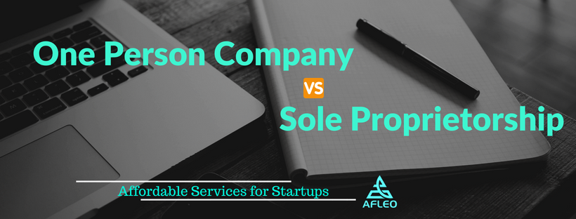 one person company vs sole proprietorship