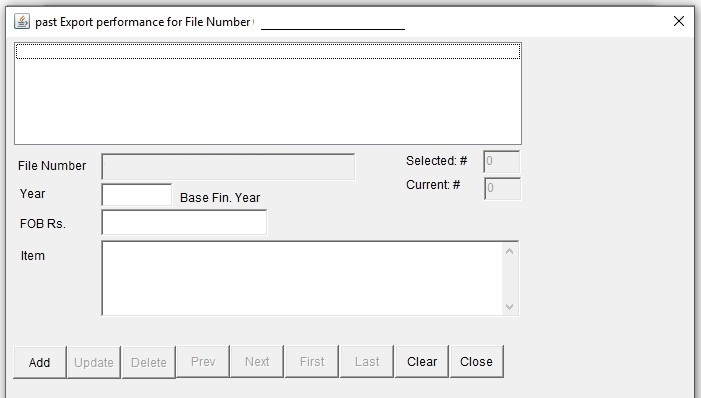 epcg license online application 2020- past performance