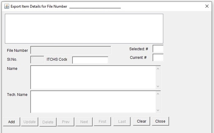 epcg license online application- export details