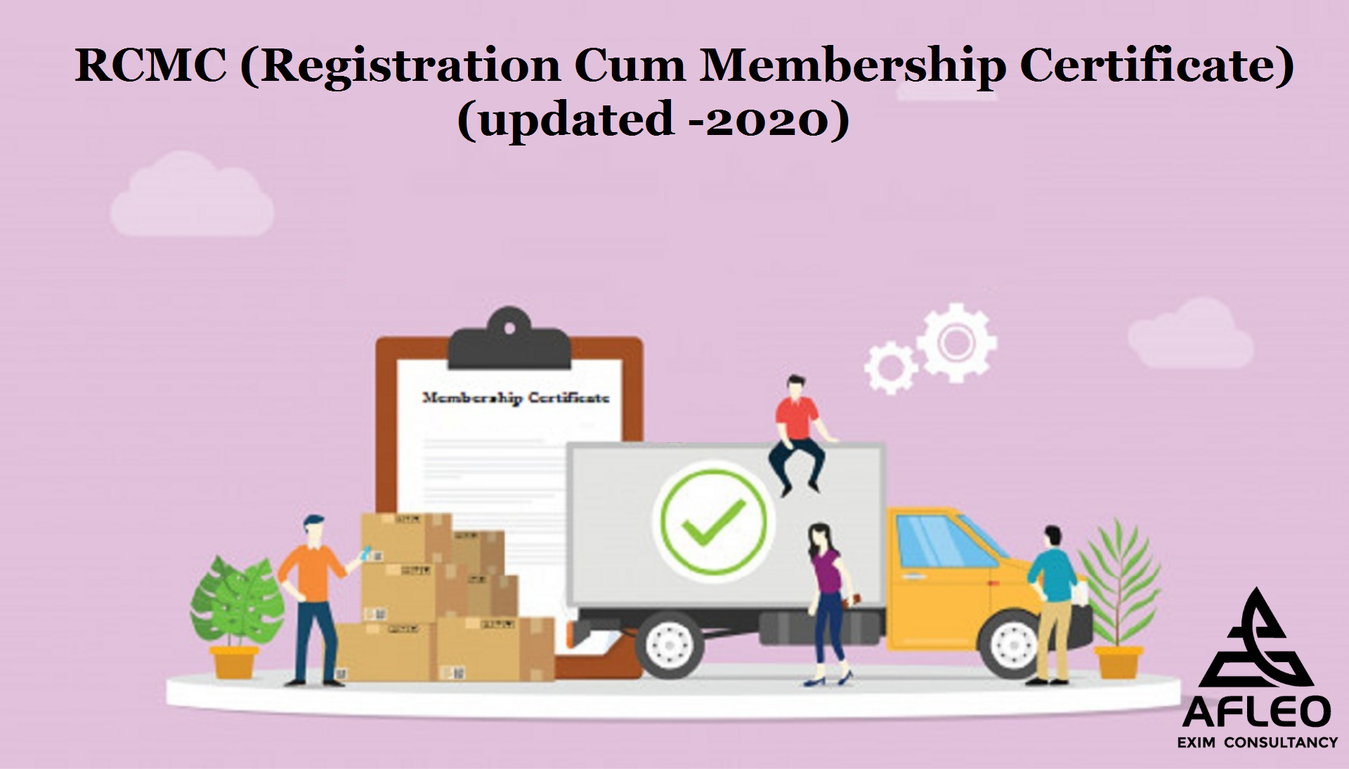 RCMC Certificate (Registration cum Membership Certificate)