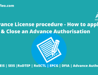 Advance License Procedure
