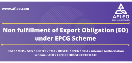 Non fulfillment of Export Obligation under EPCG Scheme final