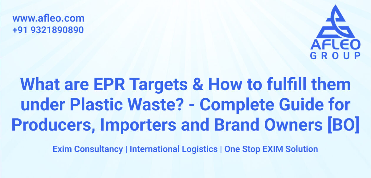 EPR Targets under Plastic Waste